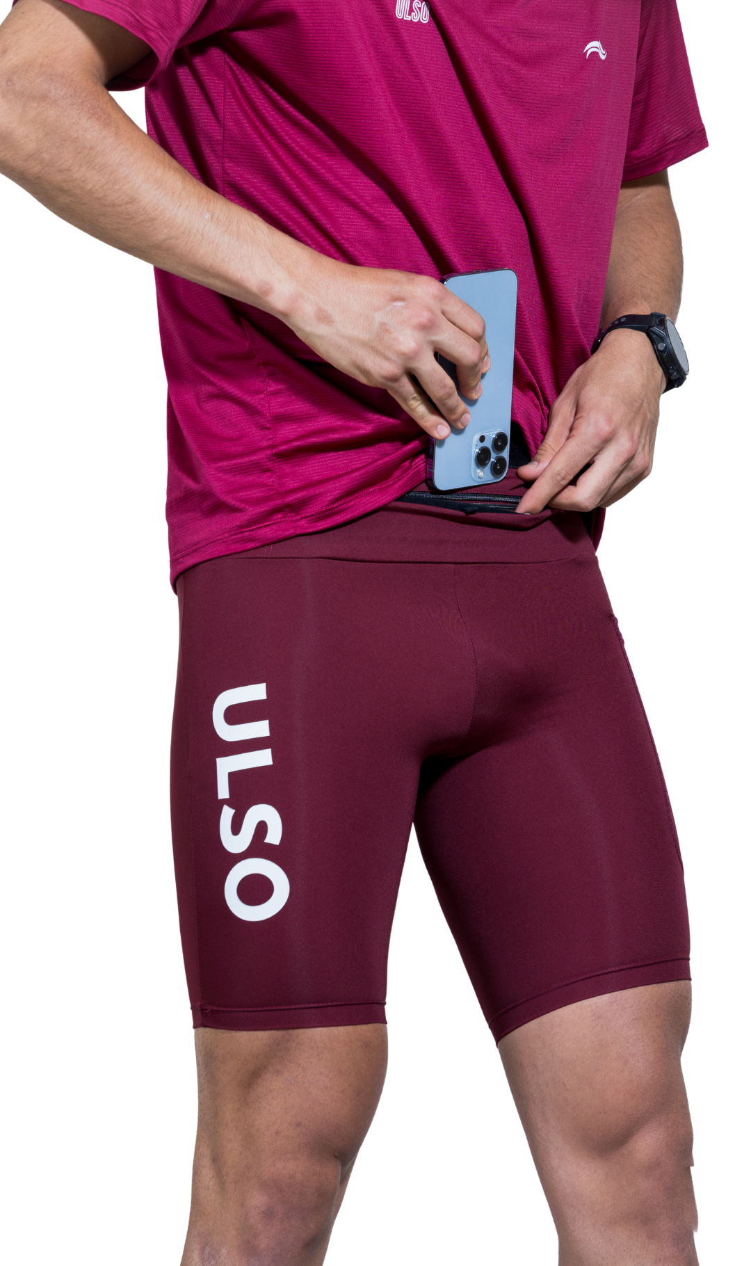 Short Vino Tinto Hombre