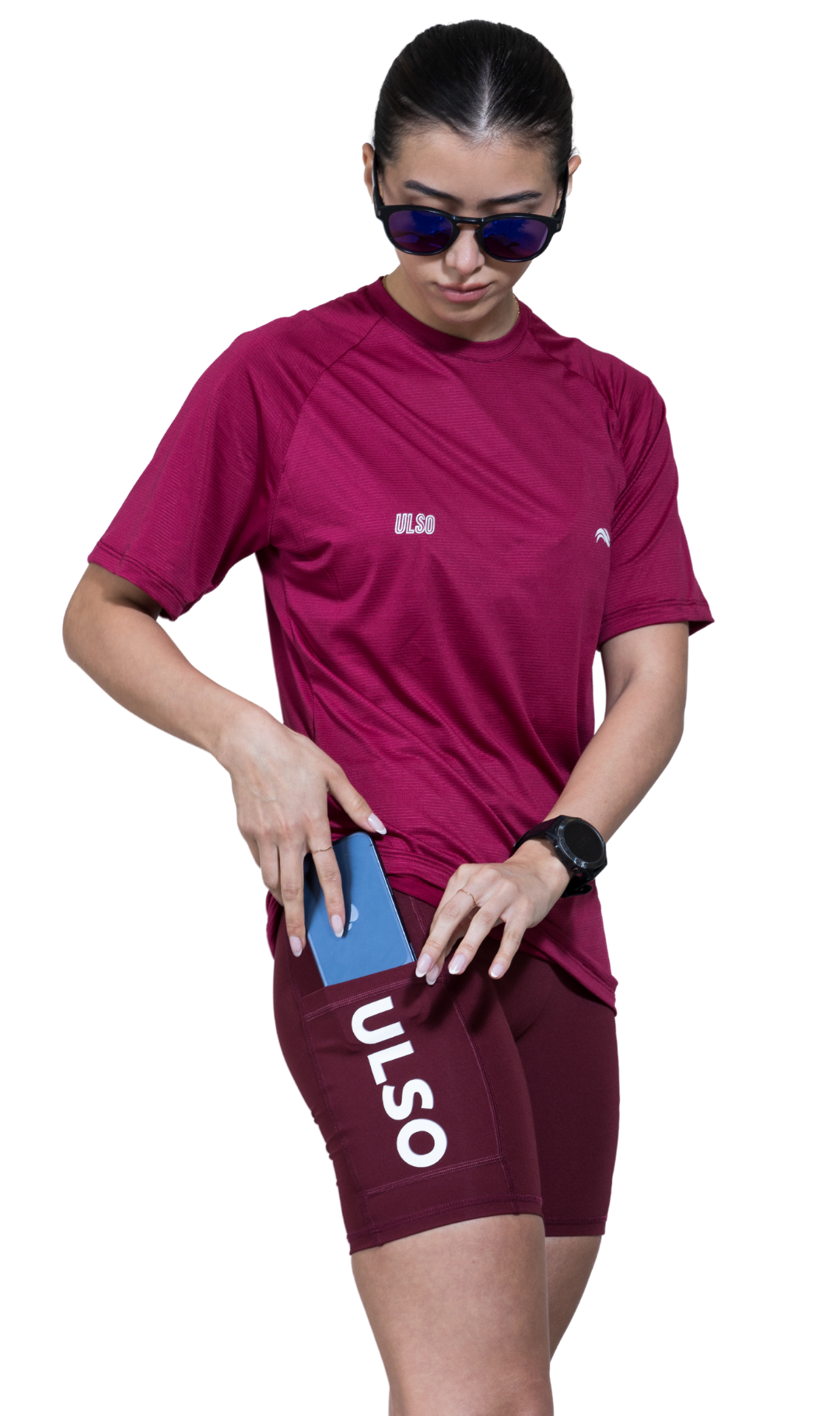 Short Vino Tinto Mujer
