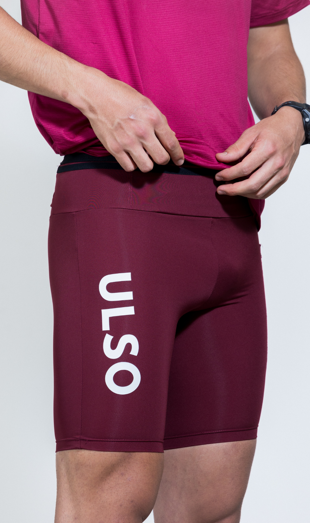 Short Vino Tinto Hombre