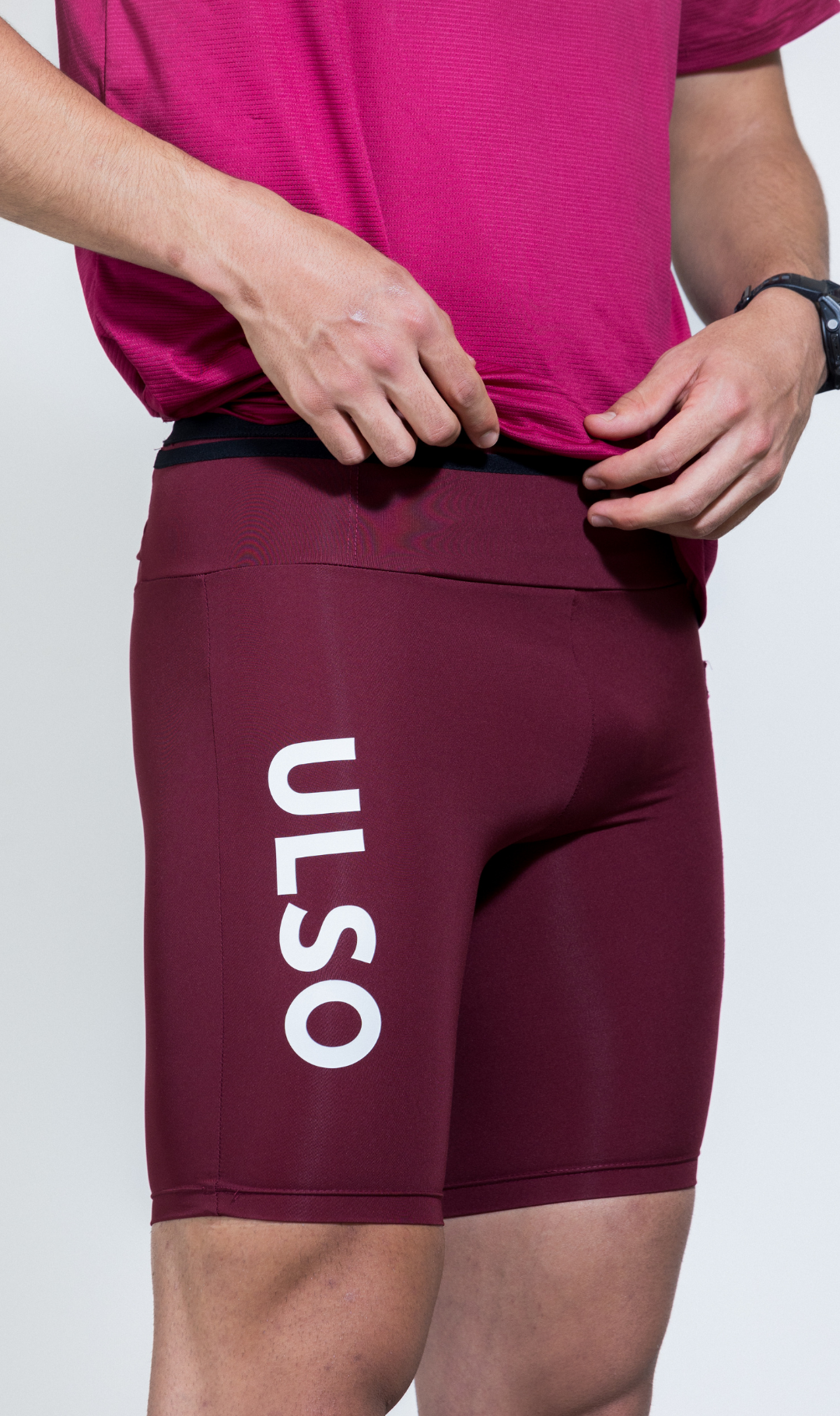 Short Vino Tinto Hombre